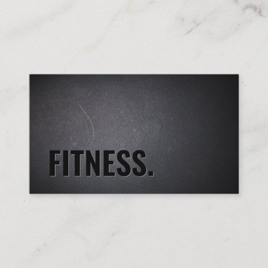 Geschiktheid Moderne, gebold tekst elegante donker Visitekaartje (Voorkant)