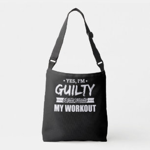 Geschiktheid Motivatie ik heb net mijn werkout ver Crossbody Tas