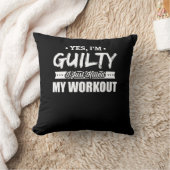 Geschiktheid Motivatie ik heb net mijn werkout ver Kussen (Deken)