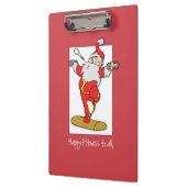 Geschiktheid oefent Kerstmis uit met de Kerstman Klembord (Links)