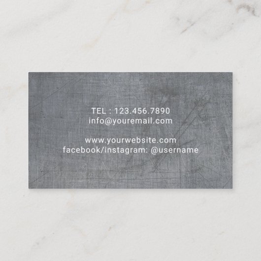 Geschiktheid persoonlijke trainer - Professioneel Visitekaartje (Achterkant)