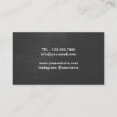 Geschiktheid persoonlijke trainer Vet Text Profess Visitekaartje (Achterkant)