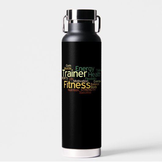 Geschiktheid/persoonlijke trainer waterfles (Voorkant)