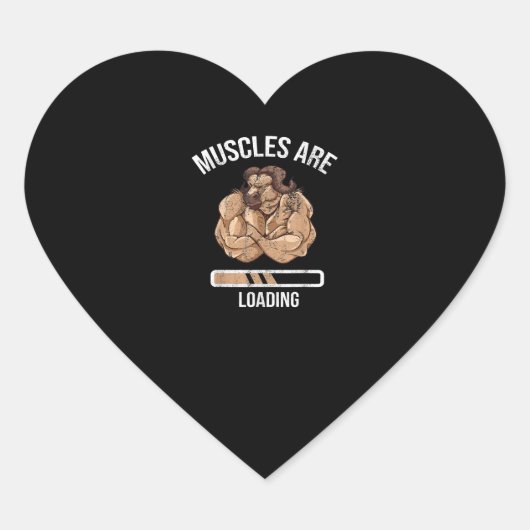 Geschiktheid Spierladingsbullock Ox Sport Gym Hart Sticker (Voorkant)