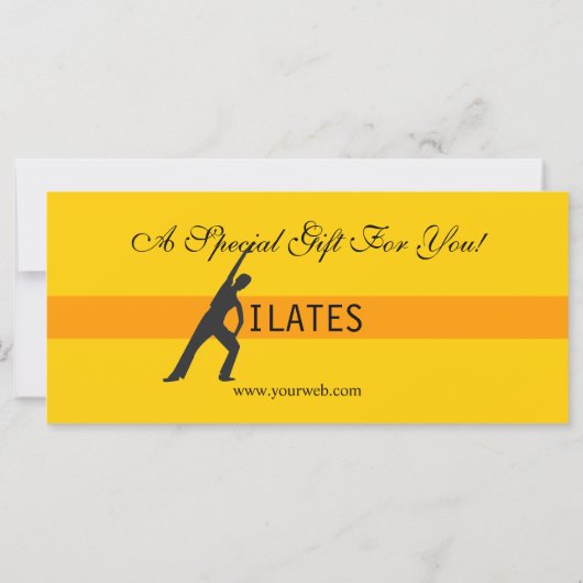 Geschiktheid van vrouwen Pilates Giveaways (Achterkant)