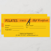 Geschiktheid van vrouwen Pilates Giveaways (Voorkant / Achterkant)