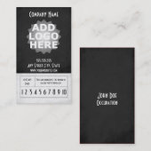 Geschiktheid Visitekaartje 10-klasse Sjabloon pasp Klantenkaartje (Voorkant / Achterkant)