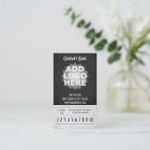 Geschiktheid Visitekaartje 10-klasse Sjabloon pasp Klantenkaartje (Staand voorkant)