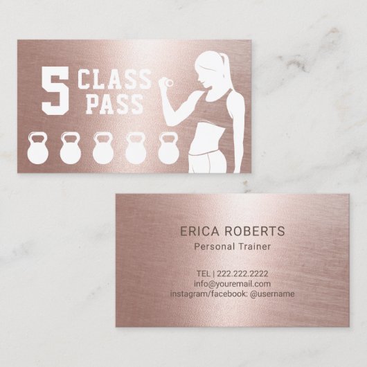 Geschiktheid voor 5-klasse Pas Roos Gold Loyalty (Voorkant / Achterkant)