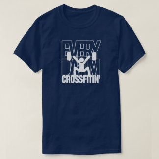 Geschiktheid voor cross-fit Gym Workout T-Shirt