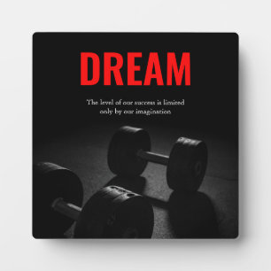 Geschiktheid voor Dream Motivatie training Bodybui Fotoplaat