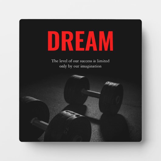 Geschiktheid voor Dream Motivatie training Bodybui Fotoplaat (Voorkant)
