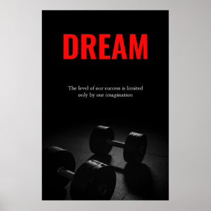 Geschiktheid voor Dream Motivatie training Bodybui Poster
