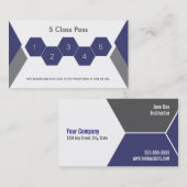 Geschiktheid voor een Visitekaartje van klasse 5 Klantenkaartje (Voorkant / Achterkant)