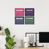 Geschiktheid voor geslaagd poster (Thuiskantoor)