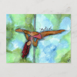 Geschiktheid voor gevierde pool briefkaart