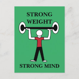 Geschiktheid voor gewichtstoename briefkaart