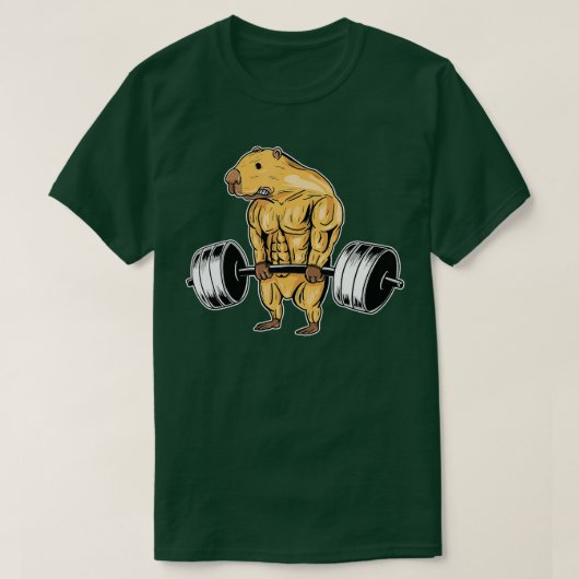 Geschiktheid voor gewichtstoename Capybara Bodybui T-shirt (Design voorkant)