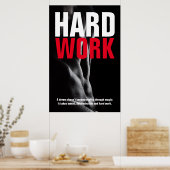 Geschiktheid voor hard werken, poster (Keuken)