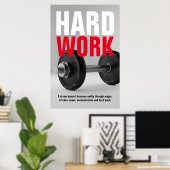 Geschiktheid voor hard werken, poster (Thuiskantoor)