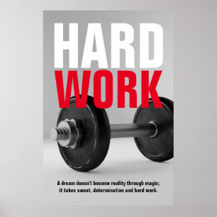 Geschiktheid voor hard werken, poster