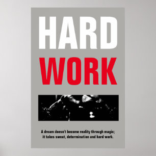 Geschiktheid voor hard werken, poster