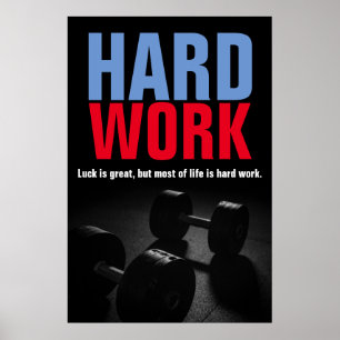 Geschiktheid voor hard werken, poster