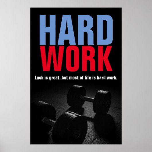 Geschiktheid voor hard werken, poster (Voorkant)
