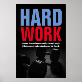 Geschiktheid voor hard werken, poster