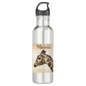 Geschiktheid voor persoonlijke Giraffe Waterfles (Voorkant)
