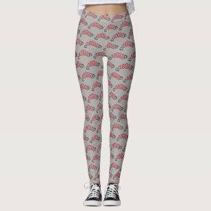 Geschiktheid voor Red Exercing Resistance Band Wor Leggings