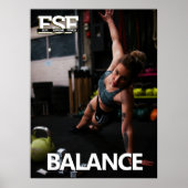 Geschiktheid voor training Business Logo Balance P Poster (Voorkant)