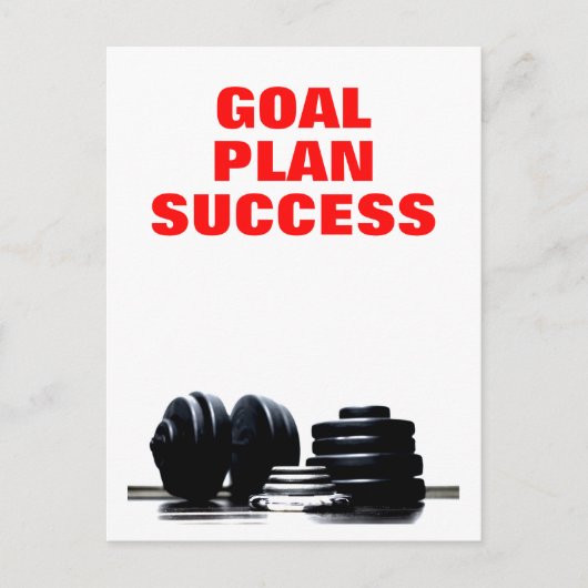 Geschiktheid voor training in trainen voor Goal Pl Briefkaart (Voorkant)