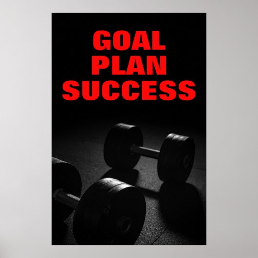 Geschiktheid voor training in trainen voor Goal Pl Poster (Voorkant)