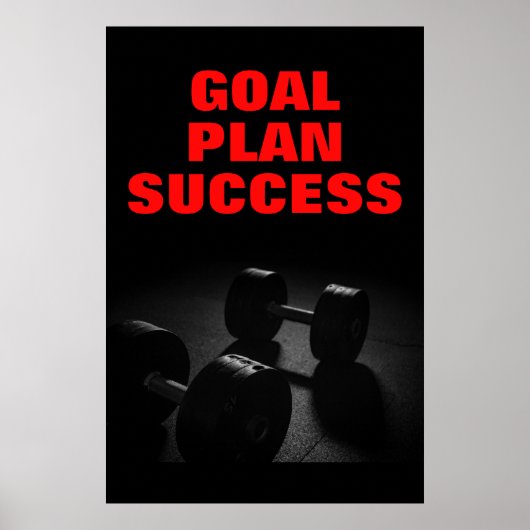 Geschiktheid voor training in trainen voor Goal Pl Poster (Voorkant)