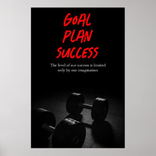 Geschiktheid voor training in trainen voor Goal Pl Poster