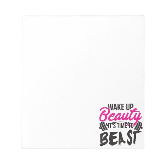 Geschiktheid voor vrouwen - Schoonheid wakker word Notitieblok (Voorkant)