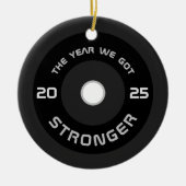 Geschiktheid voor weeglifter 2022 op maat keramisch ornament (Voorkant)