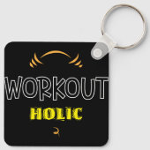Geschiktheid voor werkuitgangen en fitness sleutel sleutelhanger (Achterkant)