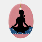 Geschiktheid! Yoga - SRF Keramisch Ornament (Voorkant)