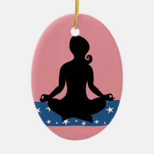 Geschiktheid! Yoga - SRF Keramisch Ornament