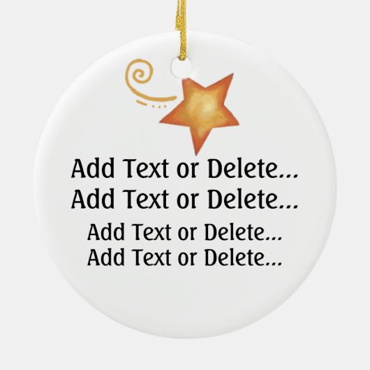 Geschiktheid! Yoga - Warrior - SRF Keramisch Ornament (Achterkant)