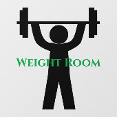 Geschiktheidsgewichten Ontwerpvensterbewerking Raamsticker (Vel)