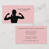 Geschiktheidsinstructeur Sjabloon bedrijfskaart Visitekaartje (Voorkant / Achterkant)