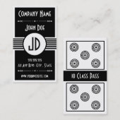 Geschiktheidsklasse visitekaartje 10-klassekaart klantenkaartje (Voorkant / Achterkant)