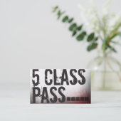 Geschiktheidsklasse Visitekaartje 5-klaspas Klantenkaartje (Staand voorkant)