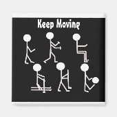 Geschiktheidsontwerp in zwart-wit magneet (Voorkant)