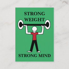 Geschiktheidsopleiders voor gewichtstoename visitekaartje