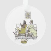 Geschil in vexing - Jane Austen Pride & Prejudice Ornament (achterkant)