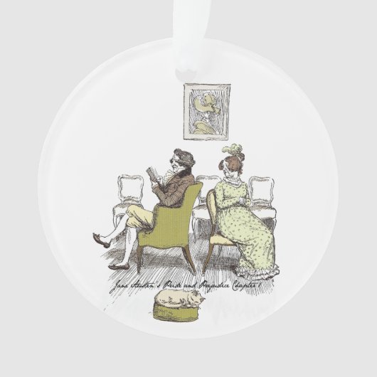Geschil in vexing - Jane Austen Pride & Prejudice Ornament (voorkant)
